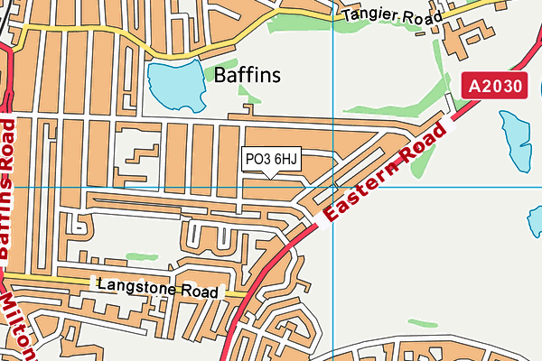 PO3 6HJ map - OS VectorMap District (Ordnance Survey) PO3 6HJ map - OS VectorMap District (Ordnance Survey)