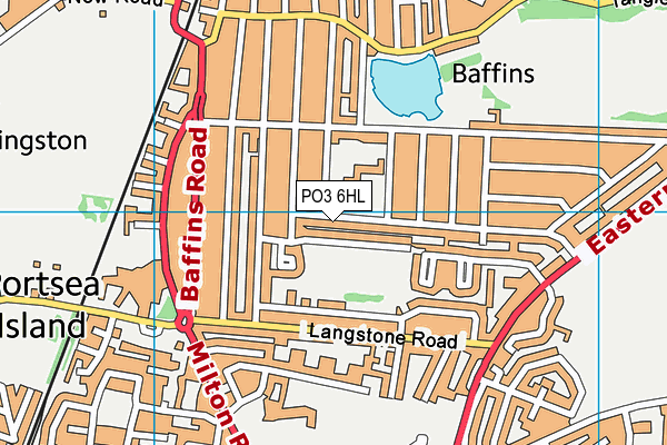 PO3 6HL map - OS VectorMap District (Ordnance Survey) PO3 6HL map - OS VectorMap District (Ordnance Survey)