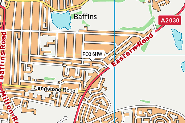 PO3 6HW map - OS VectorMap District (Ordnance Survey) PO3 6HW map - OS VectorMap District (Ordnance Survey)