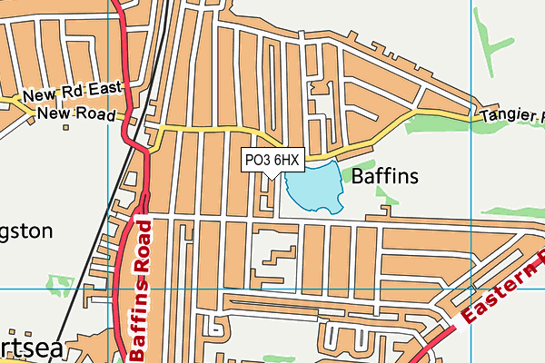 PO3 6HX map - OS VectorMap District (Ordnance Survey) PO3 6HX map - OS VectorMap District (Ordnance Survey)