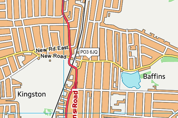 PO3 6JQ map - OS VectorMap District (Ordnance Survey) PO3 6JQ map - OS VectorMap District (Ordnance Survey)