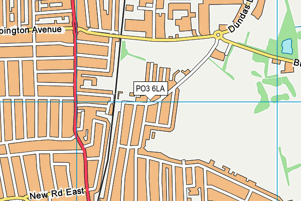 PO3 6LA map - OS VectorMap District (Ordnance Survey) PO3 6LA map - OS VectorMap District (Ordnance Survey)