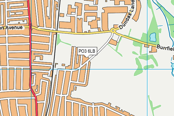 PO3 6LB map - OS VectorMap District (Ordnance Survey) PO3 6LB map - OS VectorMap District (Ordnance Survey)