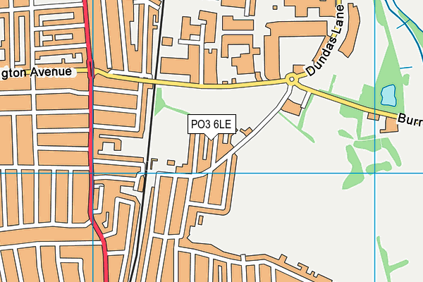 PO3 6LE map - OS VectorMap District (Ordnance Survey) PO3 6LE map - OS VectorMap District (Ordnance Survey)