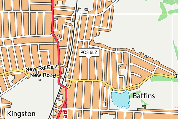 PO3 6LZ map - OS VectorMap District (Ordnance Survey) PO3 6LZ map - OS VectorMap District (Ordnance Survey)