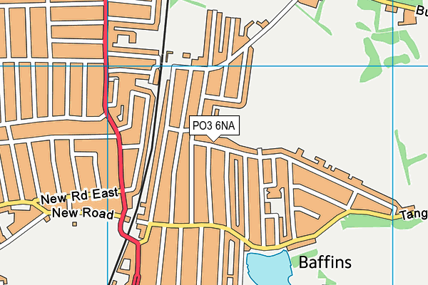 PO3 6NA map - OS VectorMap District (Ordnance Survey) PO3 6NA map - OS VectorMap District (Ordnance Survey)
