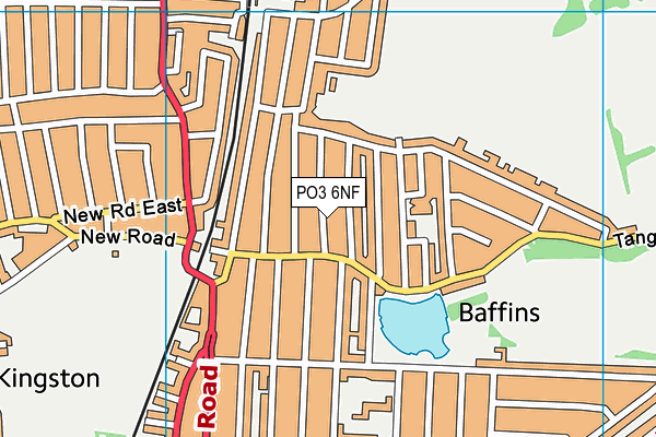 PO3 6NF map - OS VectorMap District (Ordnance Survey) PO3 6NF map - OS VectorMap District (Ordnance Survey)