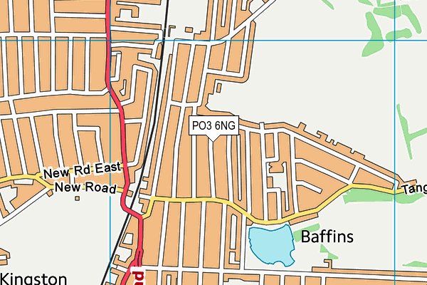PO3 6NG map - OS VectorMap District (Ordnance Survey) PO3 6NG map - OS VectorMap District (Ordnance Survey)