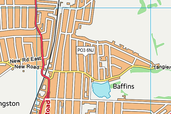 PO3 6NJ map - OS VectorMap District (Ordnance Survey) PO3 6NJ map - OS VectorMap District (Ordnance Survey)