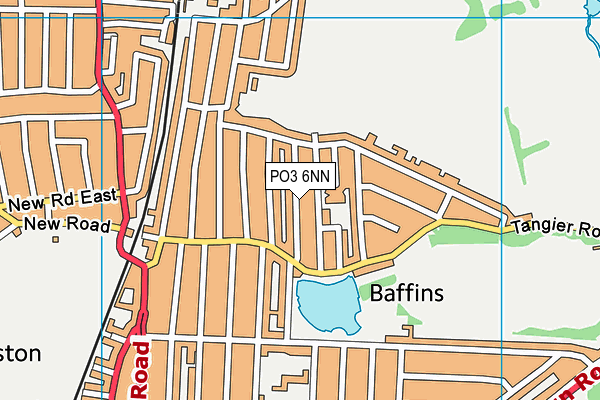 PO3 6NN map - OS VectorMap District (Ordnance Survey) PO3 6NN map - OS VectorMap District (Ordnance Survey)