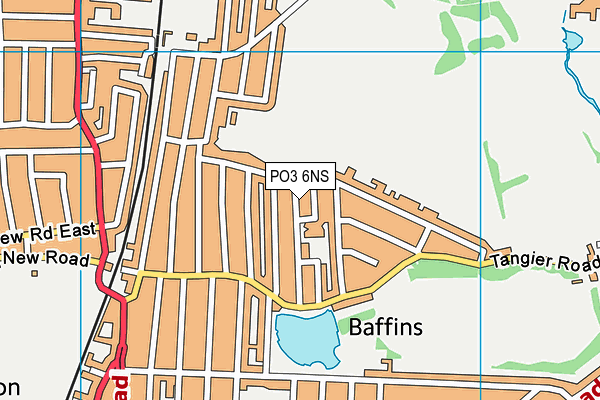 PO3 6NS map - OS VectorMap District (Ordnance Survey) PO3 6NS map - OS VectorMap District (Ordnance Survey)