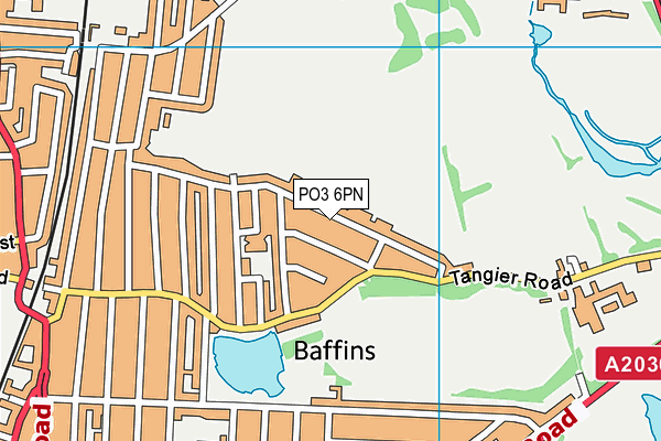 PO3 6PN map - OS VectorMap District (Ordnance Survey) PO3 6PN map - OS VectorMap District (Ordnance Survey)