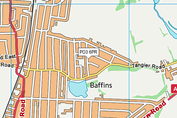 PO3 6PR map - OS VectorMap District (Ordnance Survey) PO3 6PR map - OS VectorMap District (Ordnance Survey)