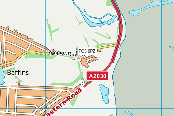 PO3 6PZ map - OS VectorMap District (Ordnance Survey) PO3 6PZ map - OS VectorMap District (Ordnance Survey)