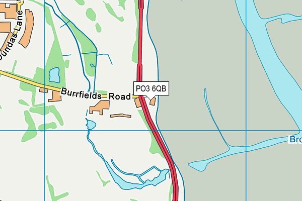 PO3 6QB map - OS VectorMap District (Ordnance Survey) PO3 6QB map - OS VectorMap District (Ordnance Survey)