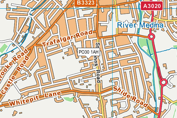 PO30 1AH map - OS VectorMap District (Ordnance Survey) PO30 1AH map - OS VectorMap District (Ordnance Survey)