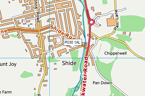 PO30 1AL map - OS VectorMap District (Ordnance Survey) PO30 1AL map - OS VectorMap District (Ordnance Survey)