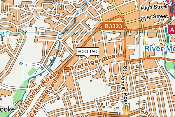 PO30 1AQ map - OS VectorMap District (Ordnance Survey) PO30 1AQ map - OS VectorMap District (Ordnance Survey)