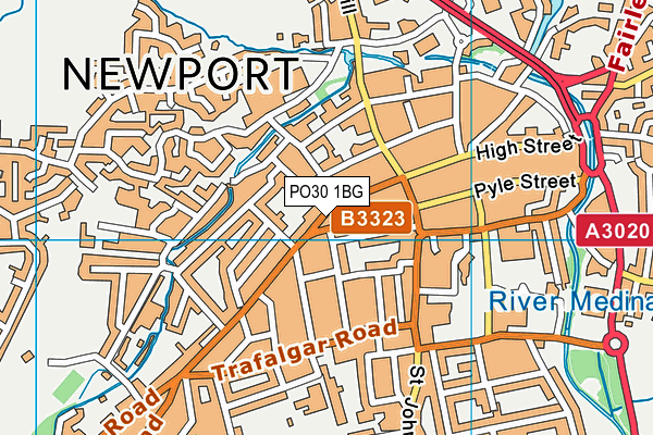 PO30 1BG map - OS VectorMap District (Ordnance Survey) PO30 1BG map - OS VectorMap District (Ordnance Survey)