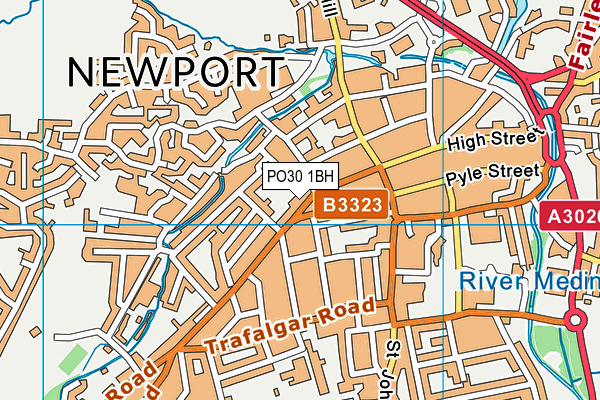PO30 1BH map - OS VectorMap District (Ordnance Survey) PO30 1BH map - OS VectorMap District (Ordnance Survey)
