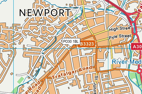 PO30 1BL map - OS VectorMap District (Ordnance Survey) PO30 1BL map - OS VectorMap District (Ordnance Survey)