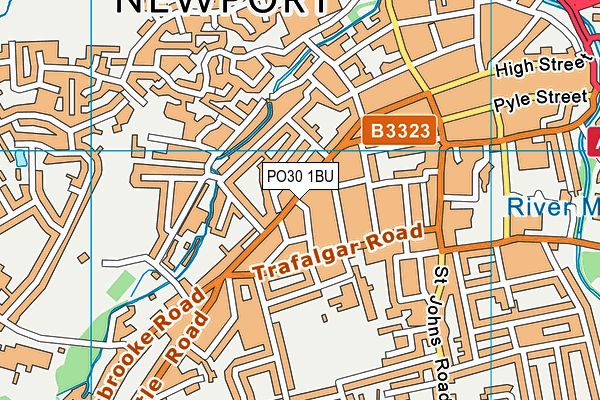 PO30 1BU map - OS VectorMap District (Ordnance Survey) PO30 1BU map - OS VectorMap District (Ordnance Survey)