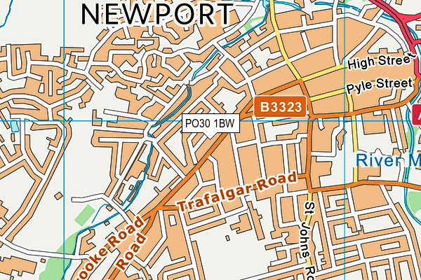 PO30 1BW map - OS VectorMap District (Ordnance Survey) PO30 1BW map - OS VectorMap District (Ordnance Survey)