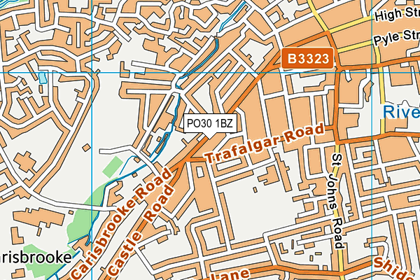 PO30 1BZ map - OS VectorMap District (Ordnance Survey) PO30 1BZ map - OS VectorMap District (Ordnance Survey)