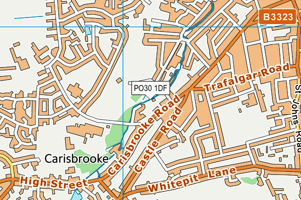 PO30 1DF map - OS VectorMap District (Ordnance Survey) PO30 1DF map - OS VectorMap District (Ordnance Survey)