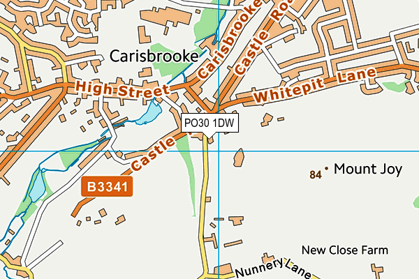 PO30 1DW map - OS VectorMap District (Ordnance Survey) PO30 1DW map - OS VectorMap District (Ordnance Survey)
