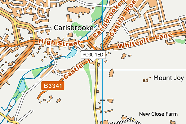 PO30 1ED map - OS VectorMap District (Ordnance Survey) PO30 1ED map - OS VectorMap District (Ordnance Survey)