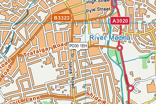 PO30 1EH map - OS VectorMap District (Ordnance Survey) PO30 1EH map - OS VectorMap District (Ordnance Survey)
