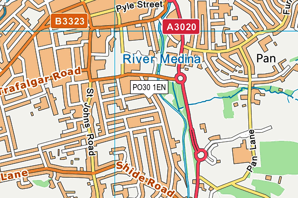 PO30 1EN map - OS VectorMap District (Ordnance Survey) PO30 1EN map - OS VectorMap District (Ordnance Survey)