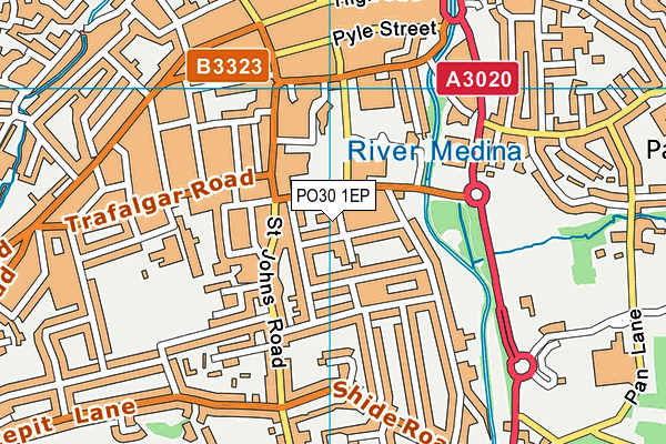 PO30 1EP map - OS VectorMap District (Ordnance Survey) PO30 1EP map - OS VectorMap District (Ordnance Survey)