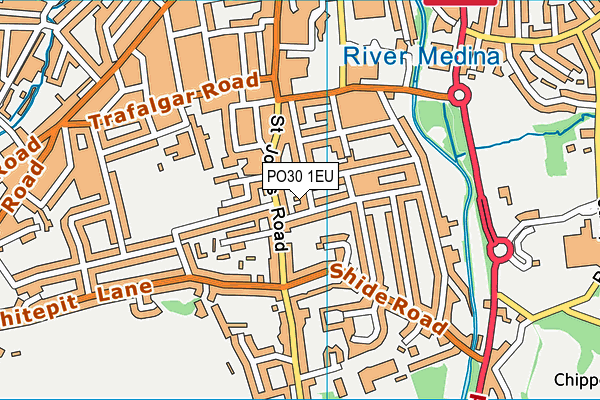 PO30 1EU map - OS VectorMap District (Ordnance Survey) PO30 1EU map - OS VectorMap District (Ordnance Survey)