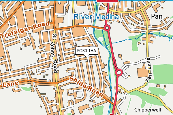 PO30 1HA map - OS VectorMap District (Ordnance Survey) PO30 1HA map - OS VectorMap District (Ordnance Survey)