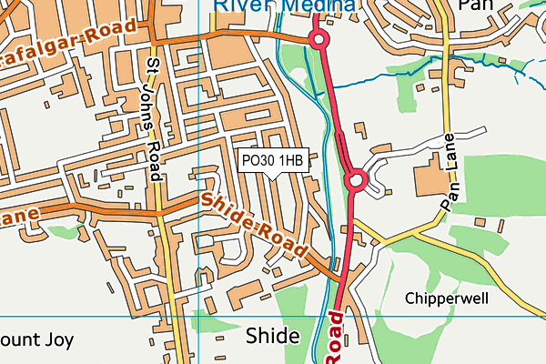 PO30 1HB map - OS VectorMap District (Ordnance Survey) PO30 1HB map - OS VectorMap District (Ordnance Survey)