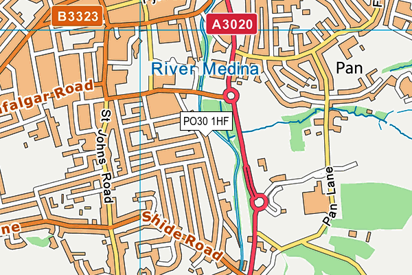 PO30 1HF map - OS VectorMap District (Ordnance Survey) PO30 1HF map - OS VectorMap District (Ordnance Survey)