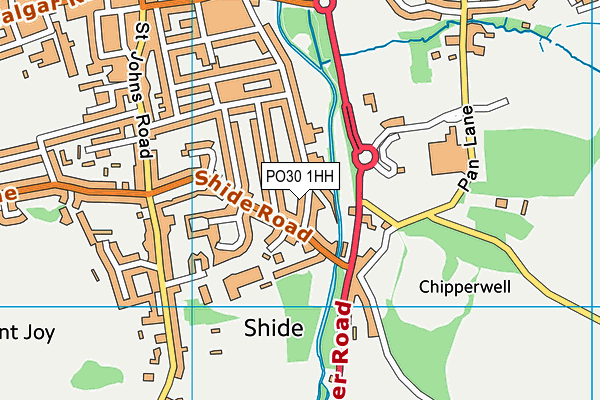 PO30 1HH map - OS VectorMap District (Ordnance Survey) PO30 1HH map - OS VectorMap District (Ordnance Survey)