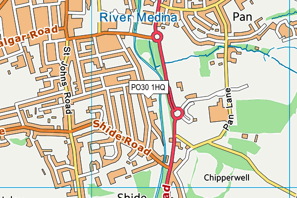PO30 1HQ map - OS VectorMap District (Ordnance Survey) PO30 1HQ map - OS VectorMap District (Ordnance Survey)