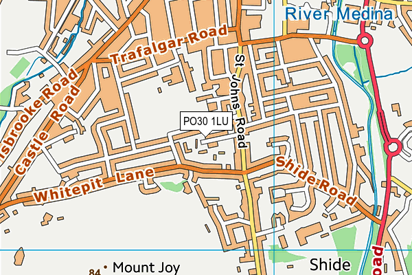 PO30 1LU map - OS VectorMap District (Ordnance Survey) PO30 1LU map - OS VectorMap District (Ordnance Survey)