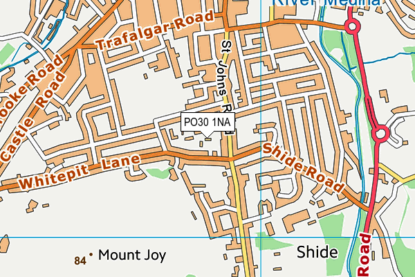 PO30 1NA map - OS VectorMap District (Ordnance Survey) PO30 1NA map - OS VectorMap District (Ordnance Survey)