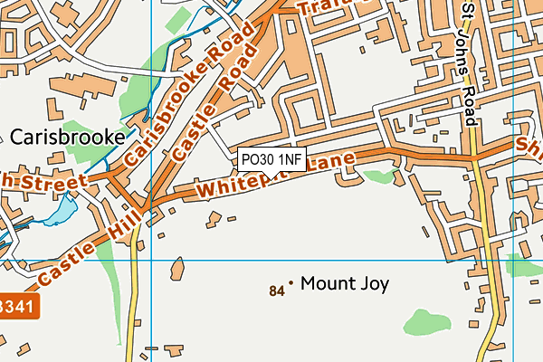 PO30 1NF map - OS VectorMap District (Ordnance Survey)