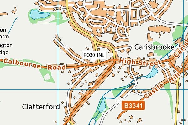 PO30 1NL map - OS VectorMap District (Ordnance Survey)