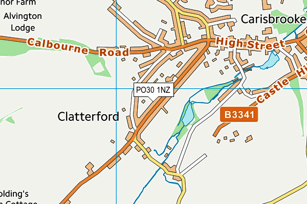 PO30 1NZ map - OS VectorMap District (Ordnance Survey) PO30 1NZ map - OS VectorMap District (Ordnance Survey)