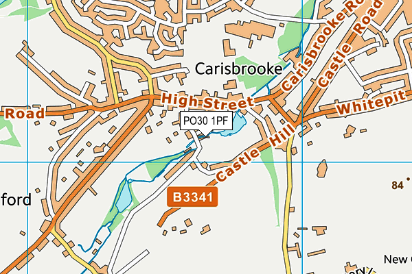 PO30 1PF map - OS VectorMap District (Ordnance Survey) PO30 1PF map - OS VectorMap District (Ordnance Survey)