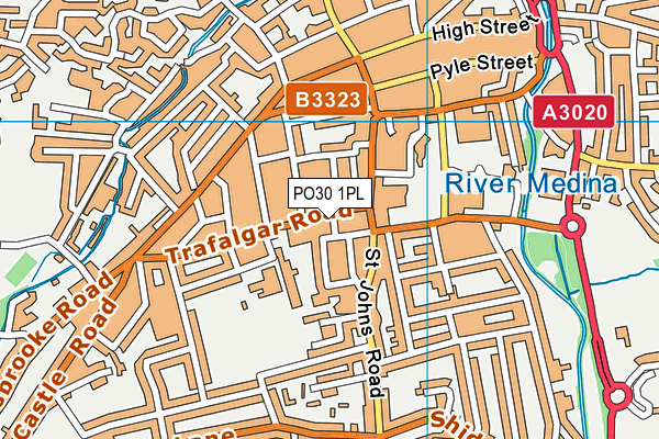 PO30 1PL map - OS VectorMap District (Ordnance Survey) PO30 1PL map - OS VectorMap District (Ordnance Survey)