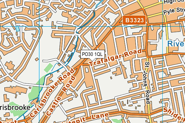 PO30 1QL map - OS VectorMap District (Ordnance Survey) PO30 1QL map - OS VectorMap District (Ordnance Survey)