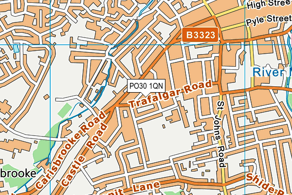 PO30 1QN map - OS VectorMap District (Ordnance Survey) PO30 1QN map - OS VectorMap District (Ordnance Survey)
