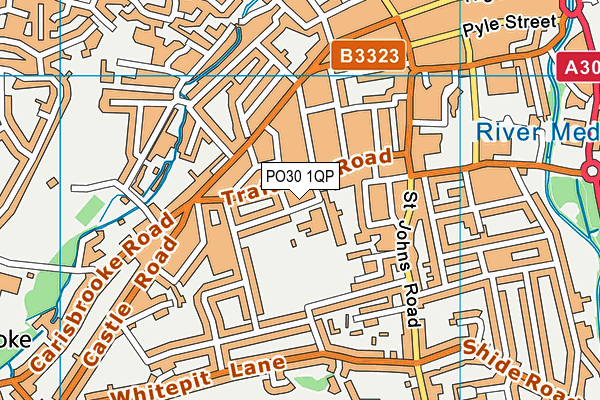 PO30 1QP map - OS VectorMap District (Ordnance Survey) PO30 1QP map - OS VectorMap District (Ordnance Survey)